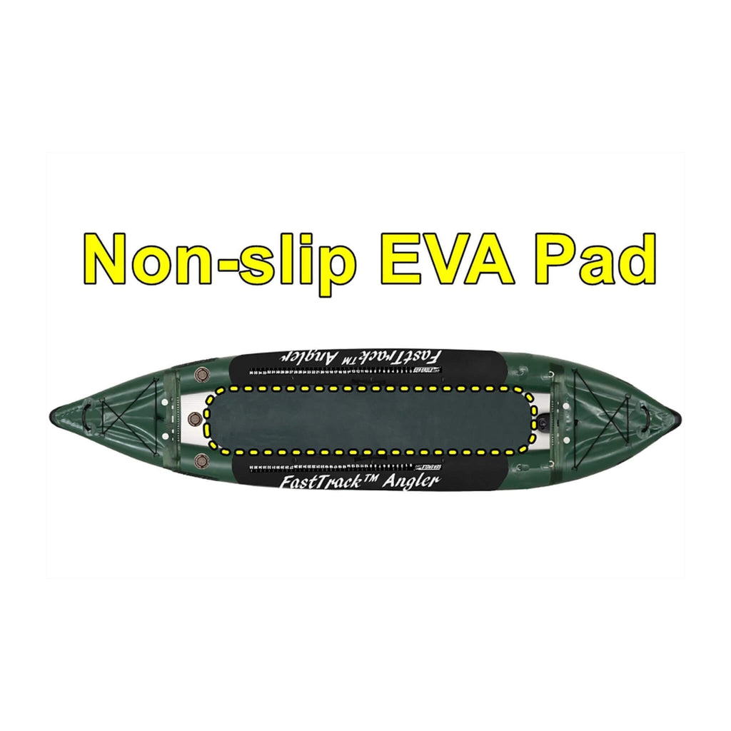Sea Eagle 385FTA FastTrack 12FT 2- Persons Angler Inflatable Hunter Green Fishing Kayak [385FTAK] (SAK80139) – SAKSBY WHOLESA
