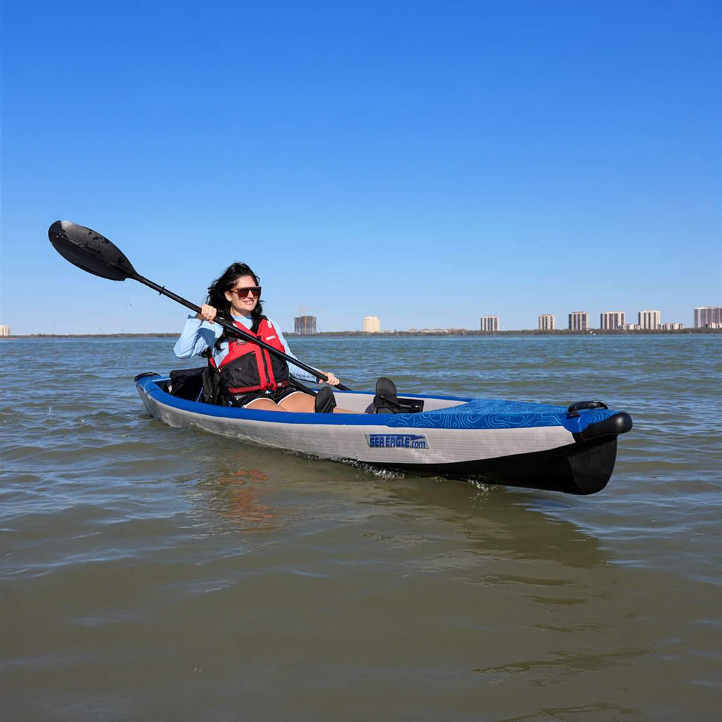 Sea Eagle 393RL RazorLite 1-Person Inflatable Lightweight Kayak With Adjustable Footrests [393RLK] (SAK13961) – SAKSBY WHOLES