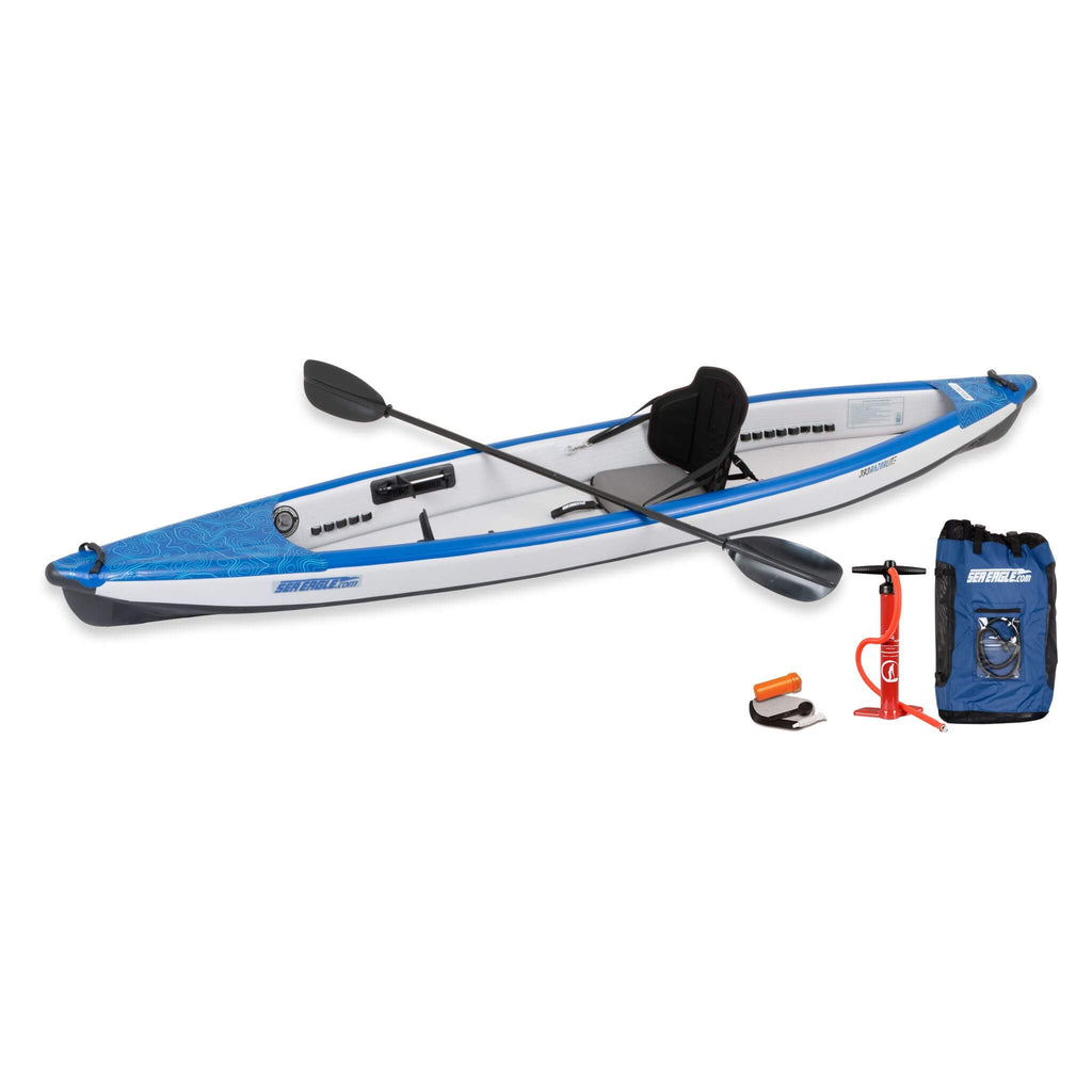 Sea Eagle 393RL RazorLite 1-Person Inflatable Lightweight Kayak With Adjustable Footrests [393RLK] (SAK13961) – SAKSBY WHOLES