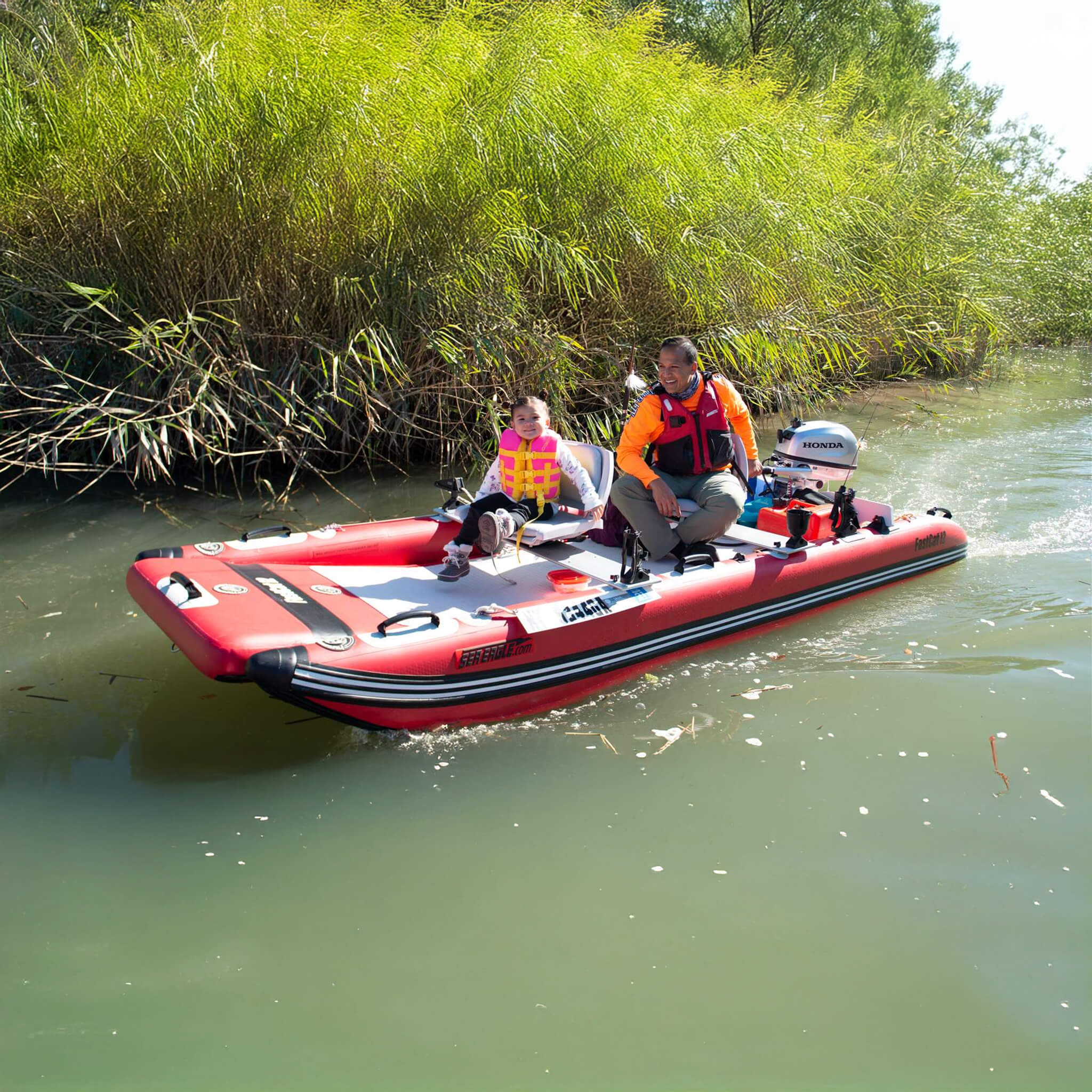 Sea Eagle Boats FastCat12™ Catamaran Inflatable Boat, 13FT [FASTCAT12K] (SAK29684) – SAKSBY WHOLESALE, view 3