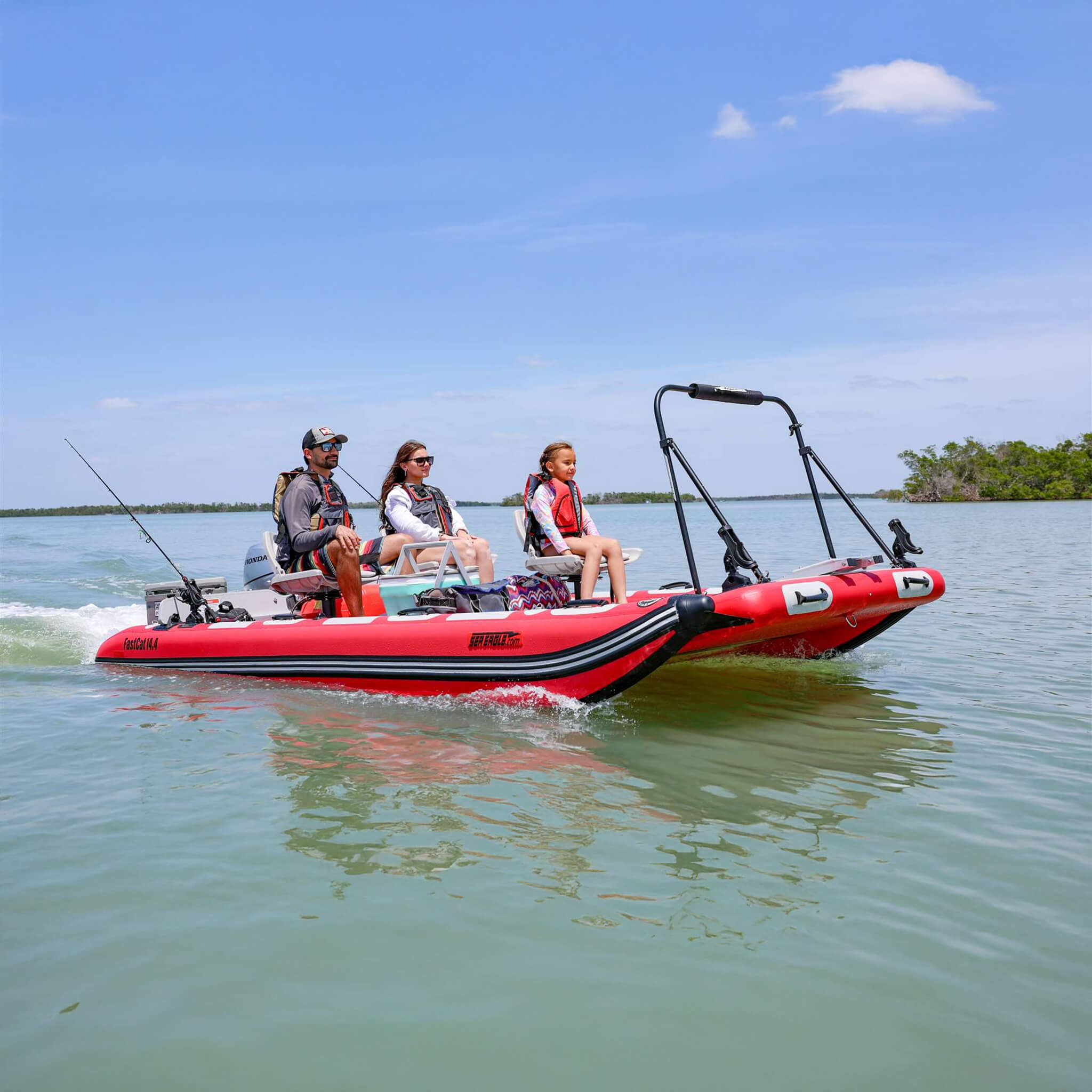 Sea Eagle Boats FastCat14™ Catamaran Inflatable Boat, 14FT [FASTCAT14K] (SAK43210) – SAKSBY WHOLESALE, view 6
