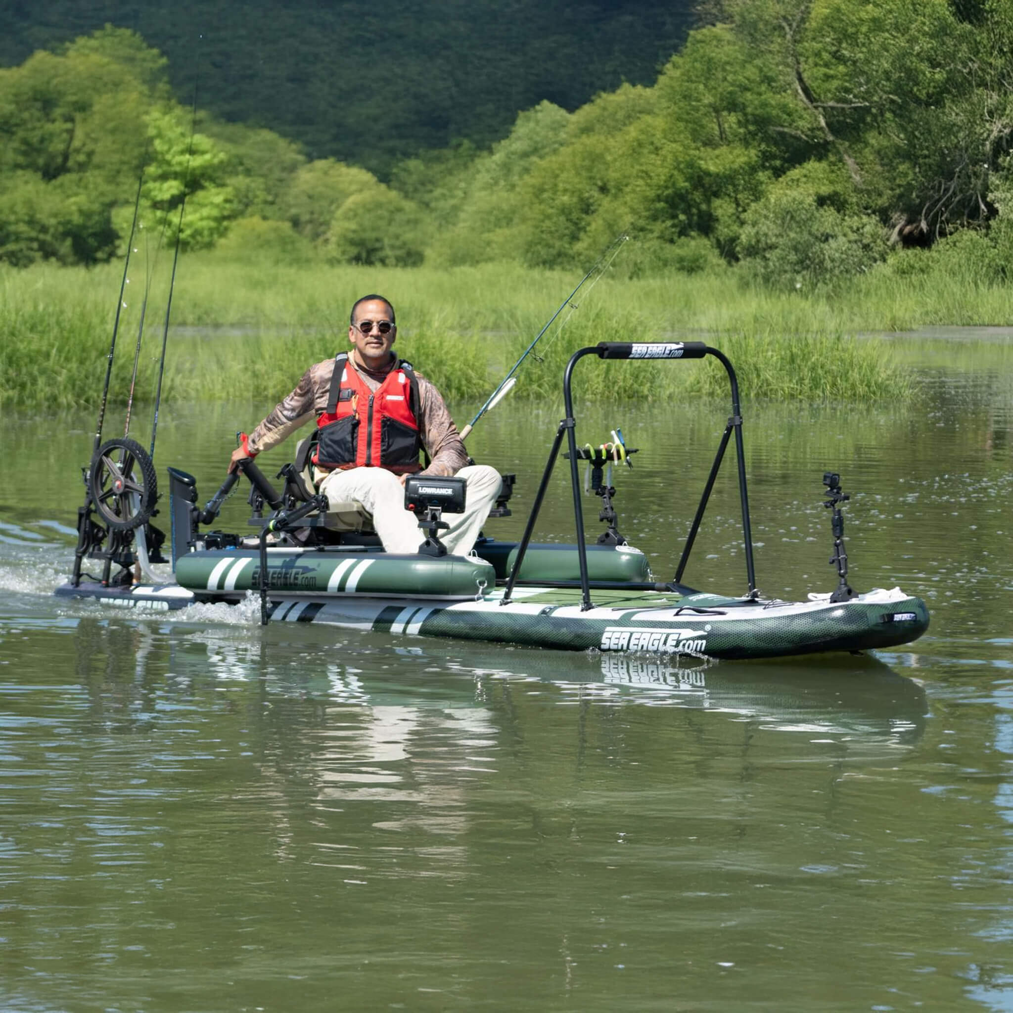 Sea Eagle FS1210 FishSUP 1-Person Inflatable Fishing Stand-Up Paddleboard [FS1210K] (SAK79218) – SAKSBY WHOLESALE, view 8