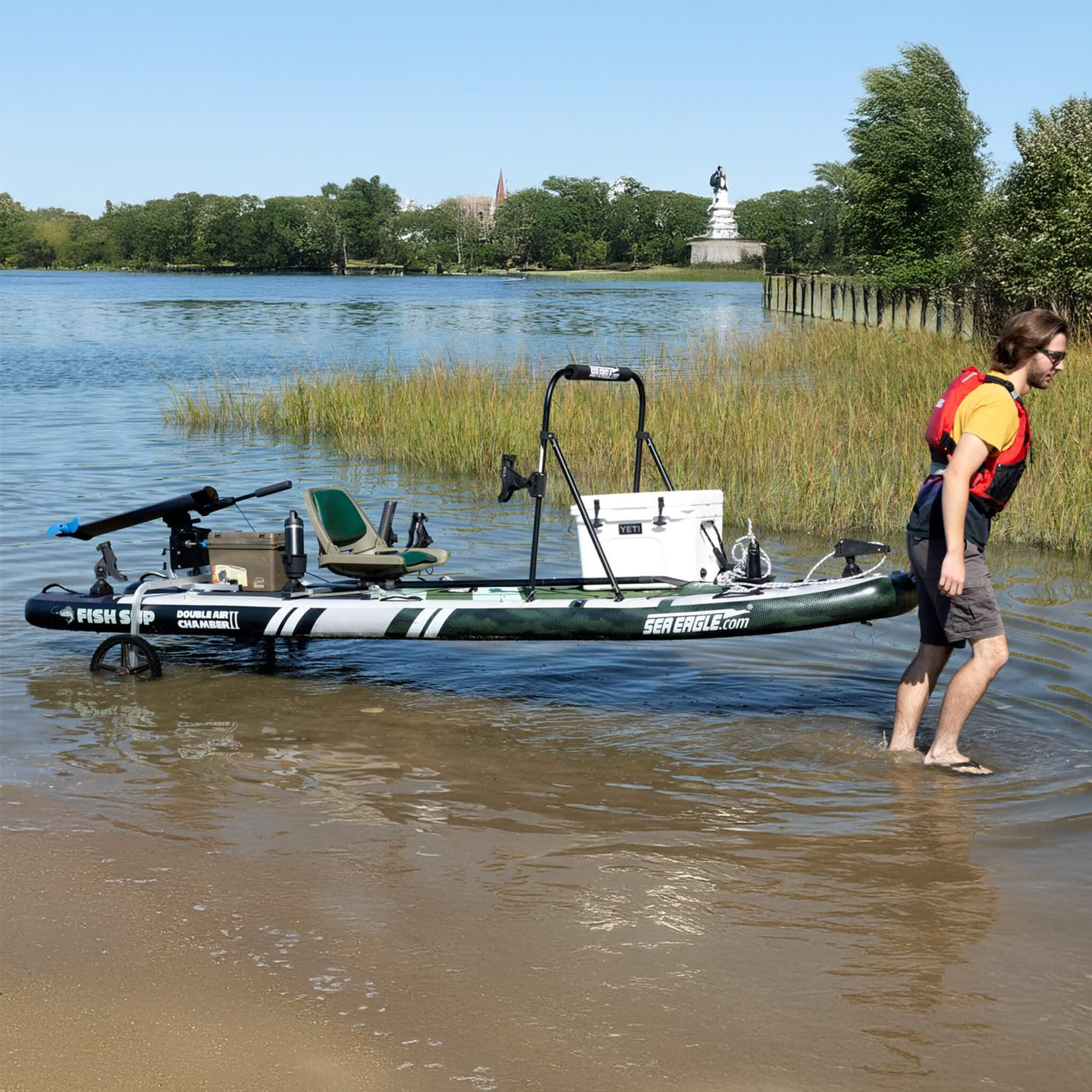 Sea Eagle FS1210 FishSUP 1-Person Inflatable Fishing Stand-Up Paddleboard [FS1210K] (SAK79218) – SAKSBY WHOLESALE, view 9