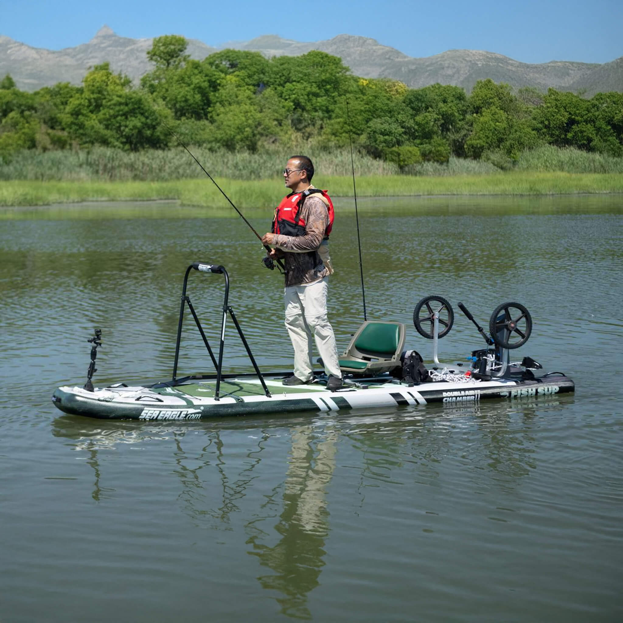 Sea Eagle FS1210 FishSUP 1-Person Inflatable Fishing Stand-Up Paddleboard [FS1210K] (SAK79218) – SAKSBY WHOLESALE, view 6