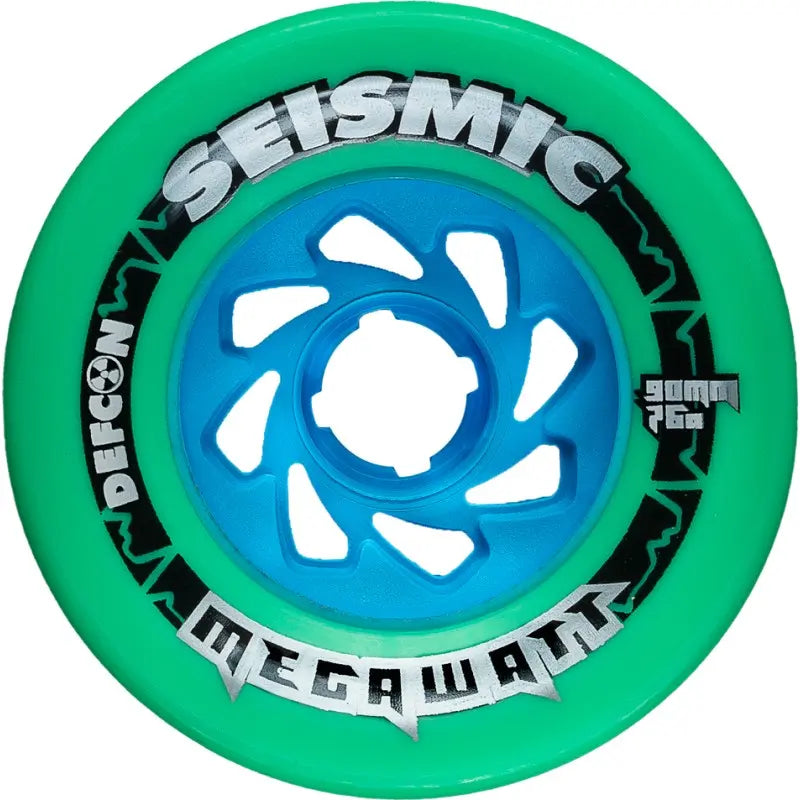 Seismic Megawatt Defcon Wheels 90x58mm 76a - Mint (Set of 4) by Skates USA