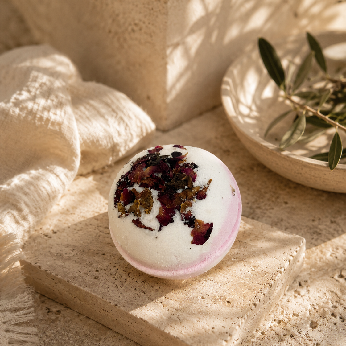 Serenity - Hemp Infused Bath Bomb – Mobaak Aromatherapy Shoppe