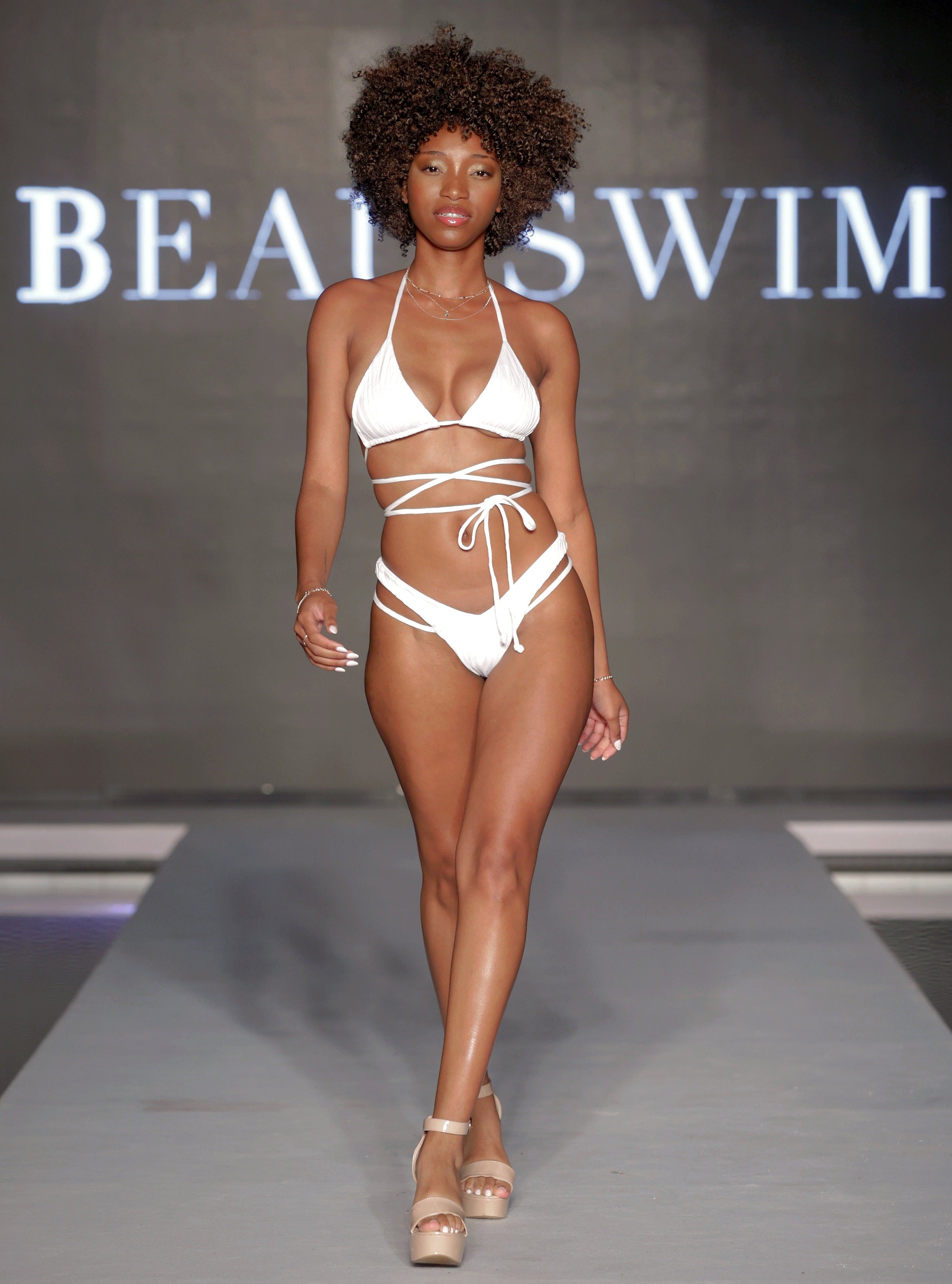 Beau Swim Ivana Bikini Bottoms - White — packaging or label