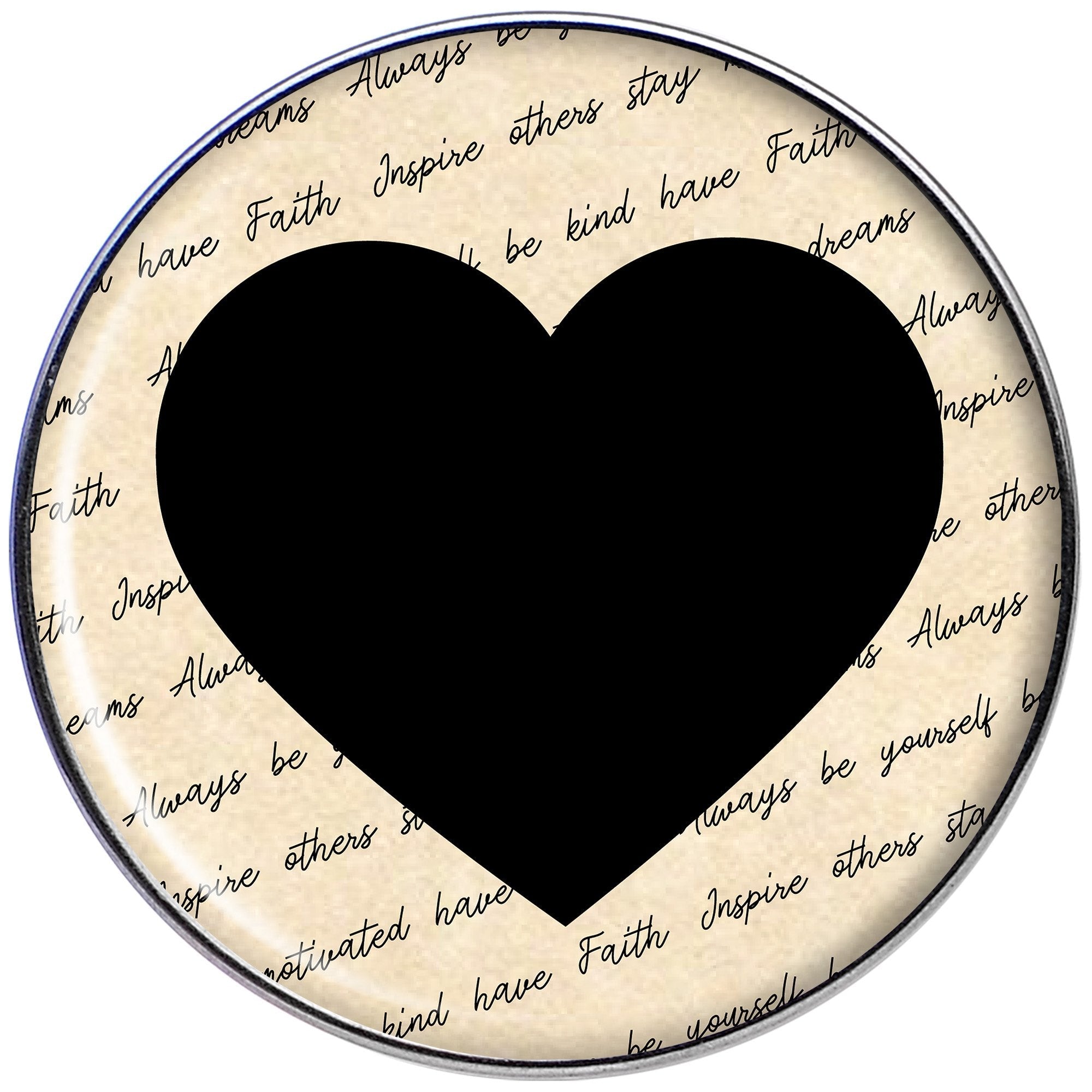 BodyCandy Love Letter Black Heart Tragus Cartilage Earring — detail and construction