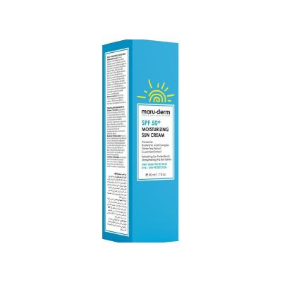 Maruderm SPF50+ Moisturizing Sunscreen Lotion - Vegan, Non-Comedogenic Sun Protection with Hyaluronic Acid