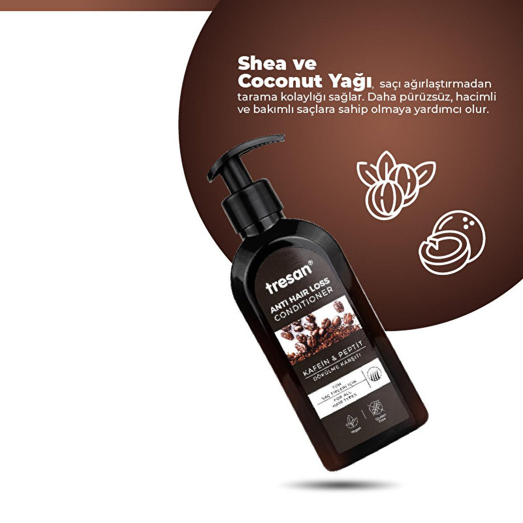 Tresan Anti-Hair Loss Hair Care Cream with Caffeine & Peptide - Nourishing, Strengthening, and Promoting Hair Growth