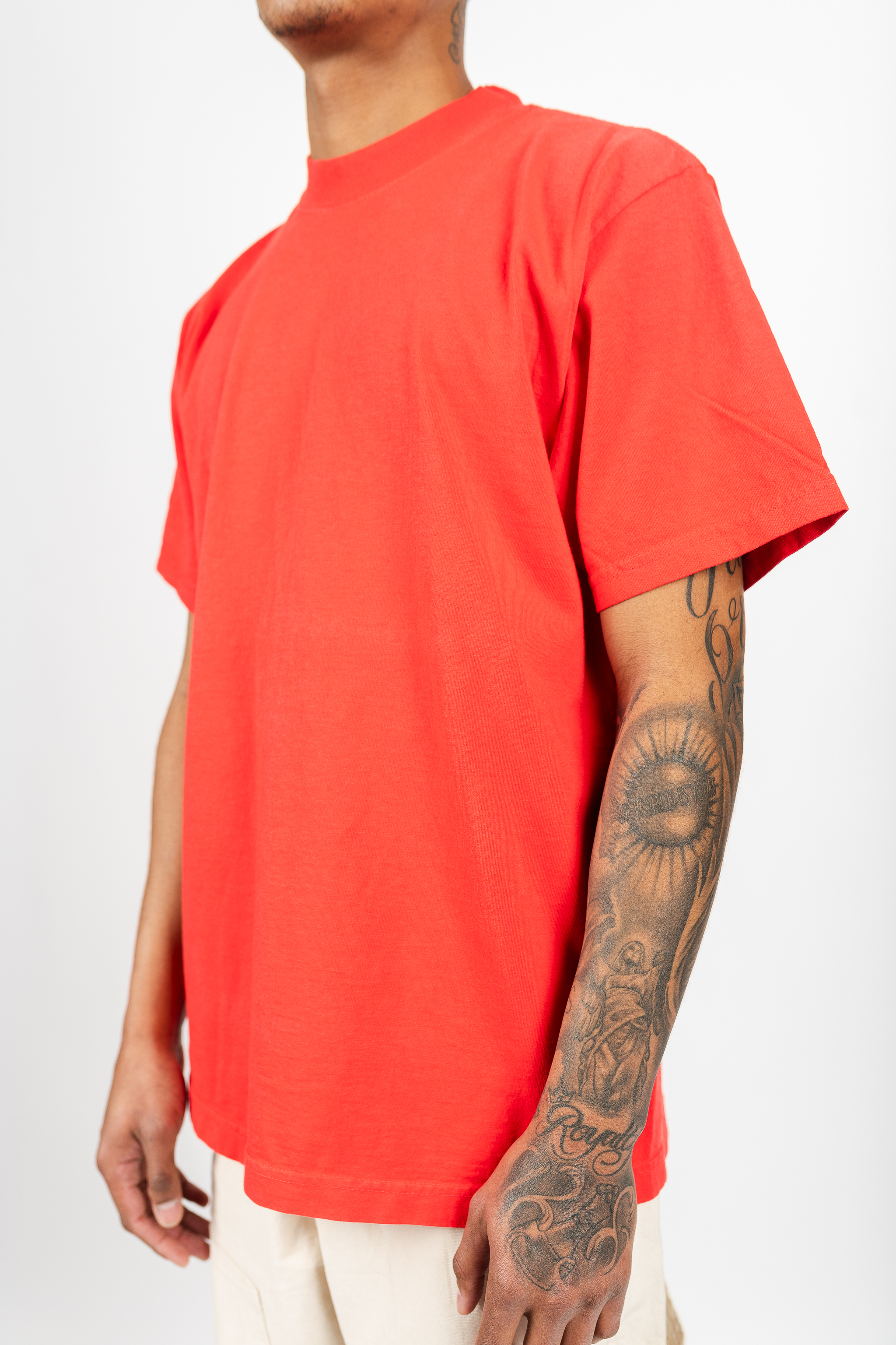 Superline Garment Dye Max Heavyweight Shirt — product on model