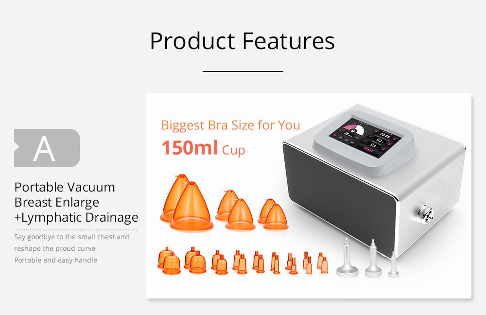 Shape Tactics Premium 150ml Orange Vacuum Enhancement System – Cavitation Machines, view 7