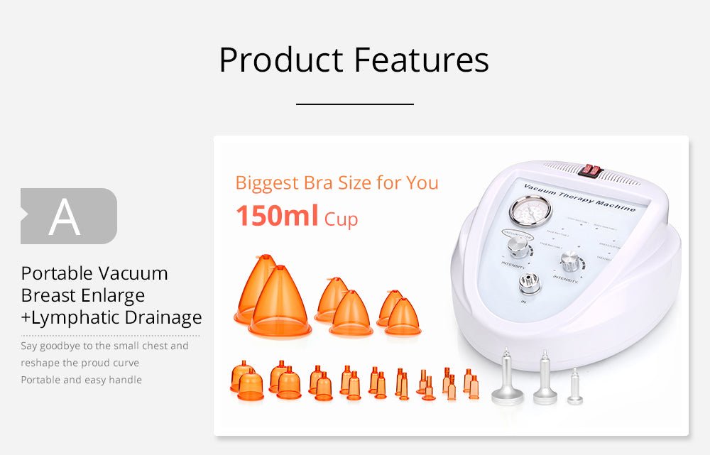 Shape Tactics 150ml Vacuum Butt Sculpt Therapy System – Cavitation Machines, view 10