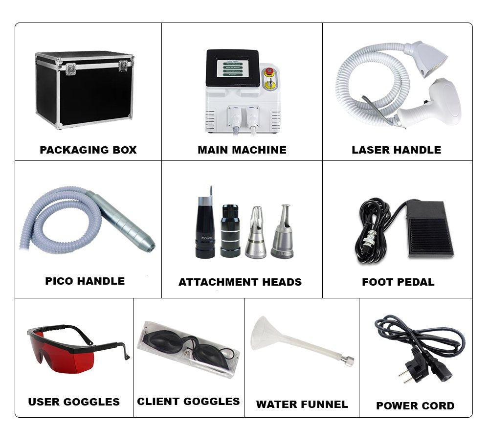 Shape Tactics 2-in-1 Picosecond Tattoo & 808nm Diode Laser System – Cavitation Machines, view 10