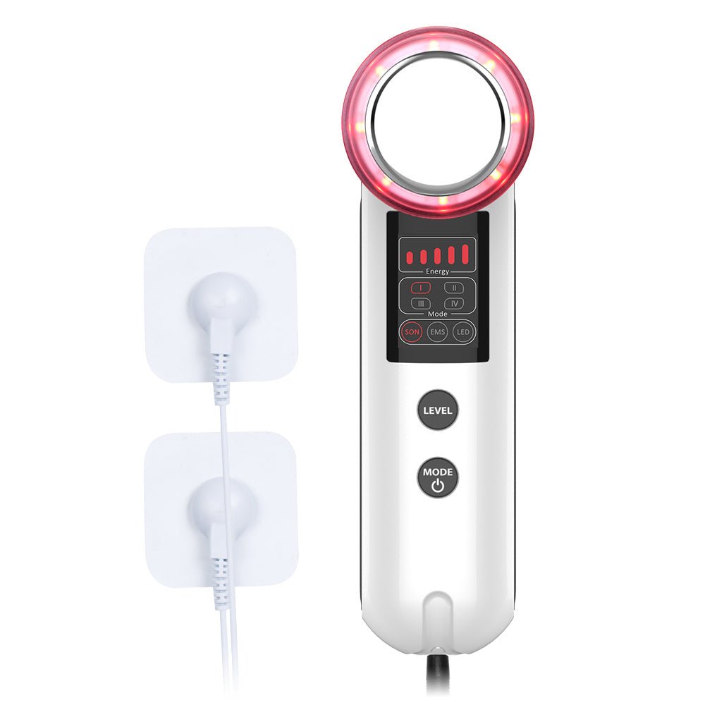 Shape Tactics 3-in-1 Ultrasonic Facial EMS LED Photon Therapy – Cavitation Machines