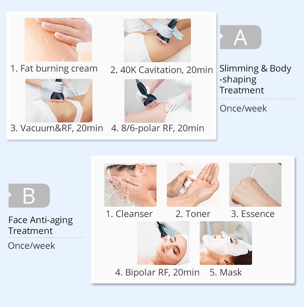 Shape Tactics 5-in-1 Ultrasonic Cavitation RF Vacuum System – Cavitation Machines, view 14