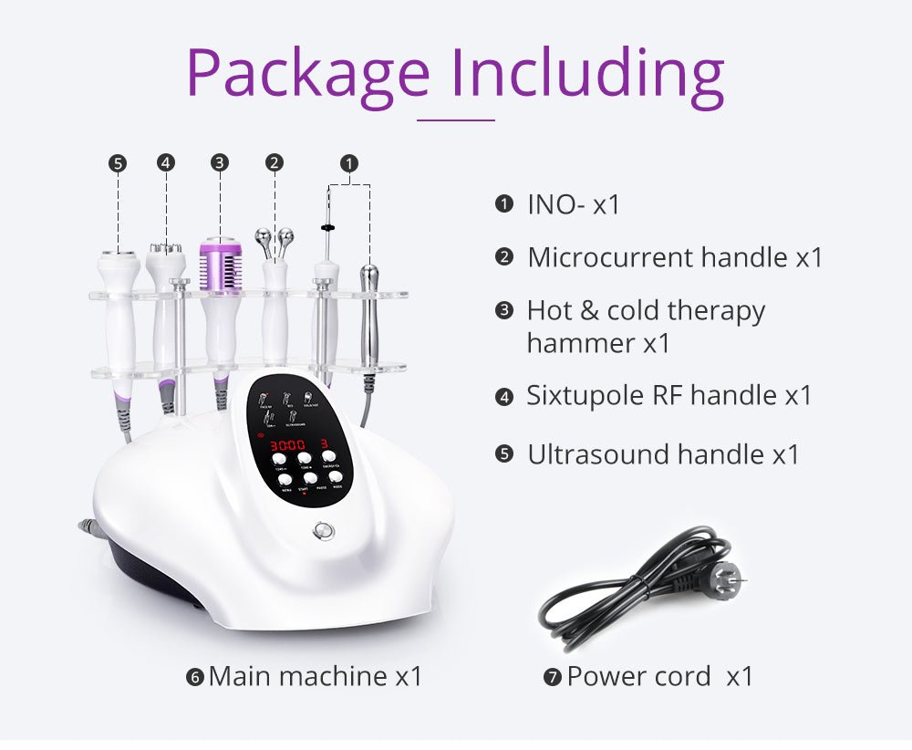 Shape Tactics 5-in-1 Ultrasonic RF Bio Hot Cold Facial System – Cavitation Machines, view 9