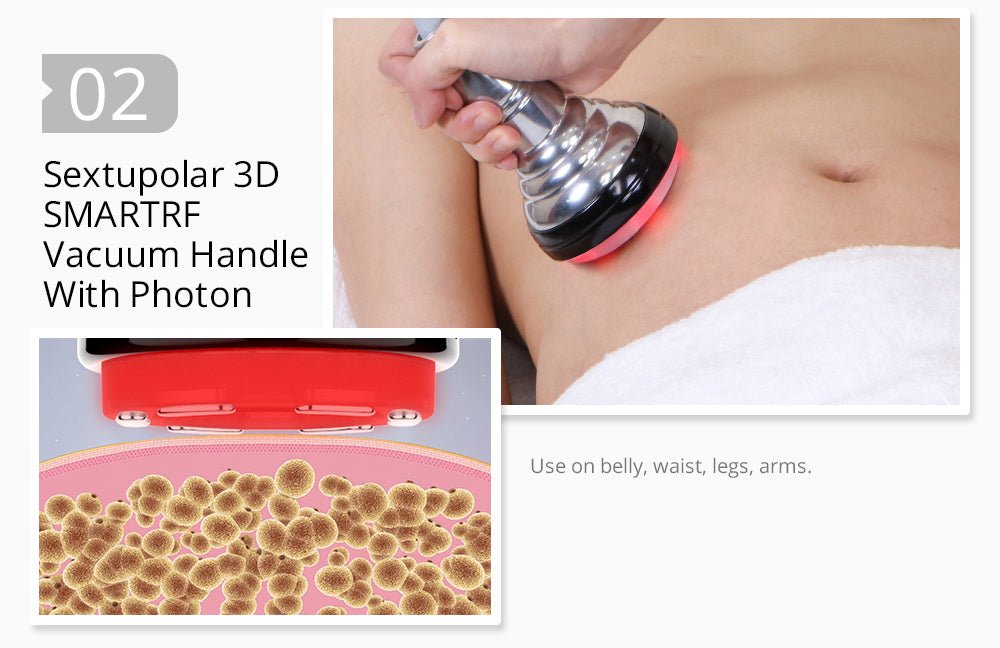 Shape Tactics 5-in-1 Unoisetion Cavitation 2.0 3D Smart Vacuum RF System – Cavitation Machines, view 14