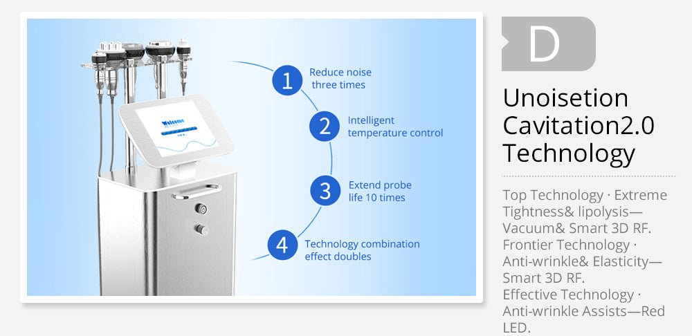 Shape Tactics 5-in-1 Unoisetion Cavitation 2.0 3D Smart Vacuum RF System – Cavitation Machines, view 11