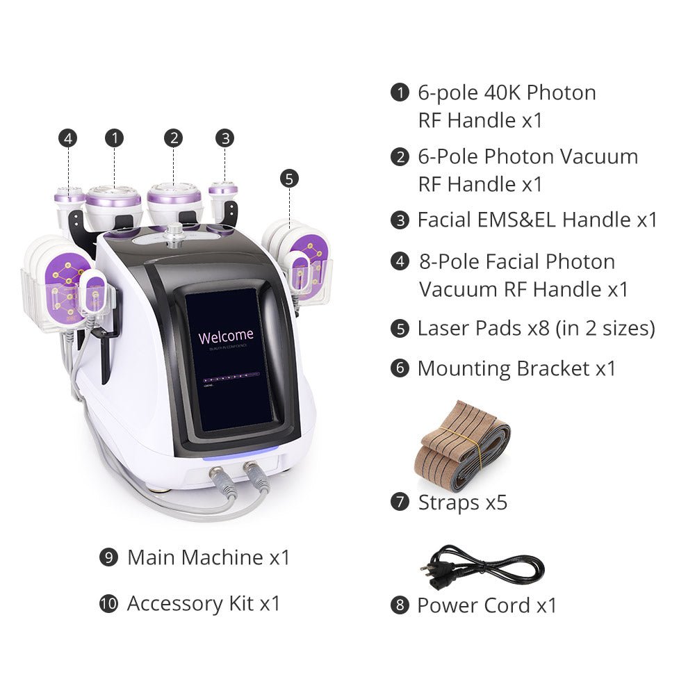 Shape Tactics 6-in-1 30K Cavitation Vacuum Lipo RF – Cavitation Machines, view 10