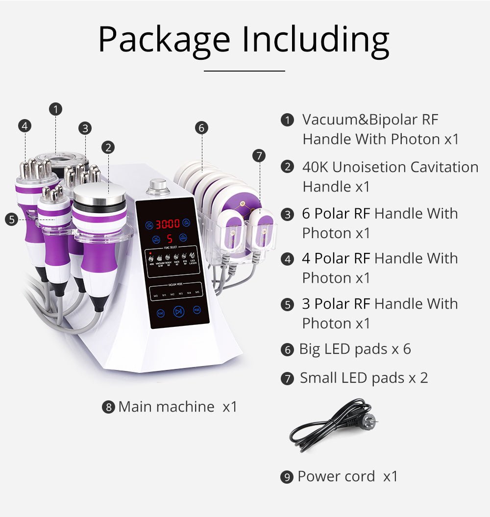 Shape Tactics 6-in-1 Cavitation RF LED Laser Lipo System – Cavitation Machines, view 8