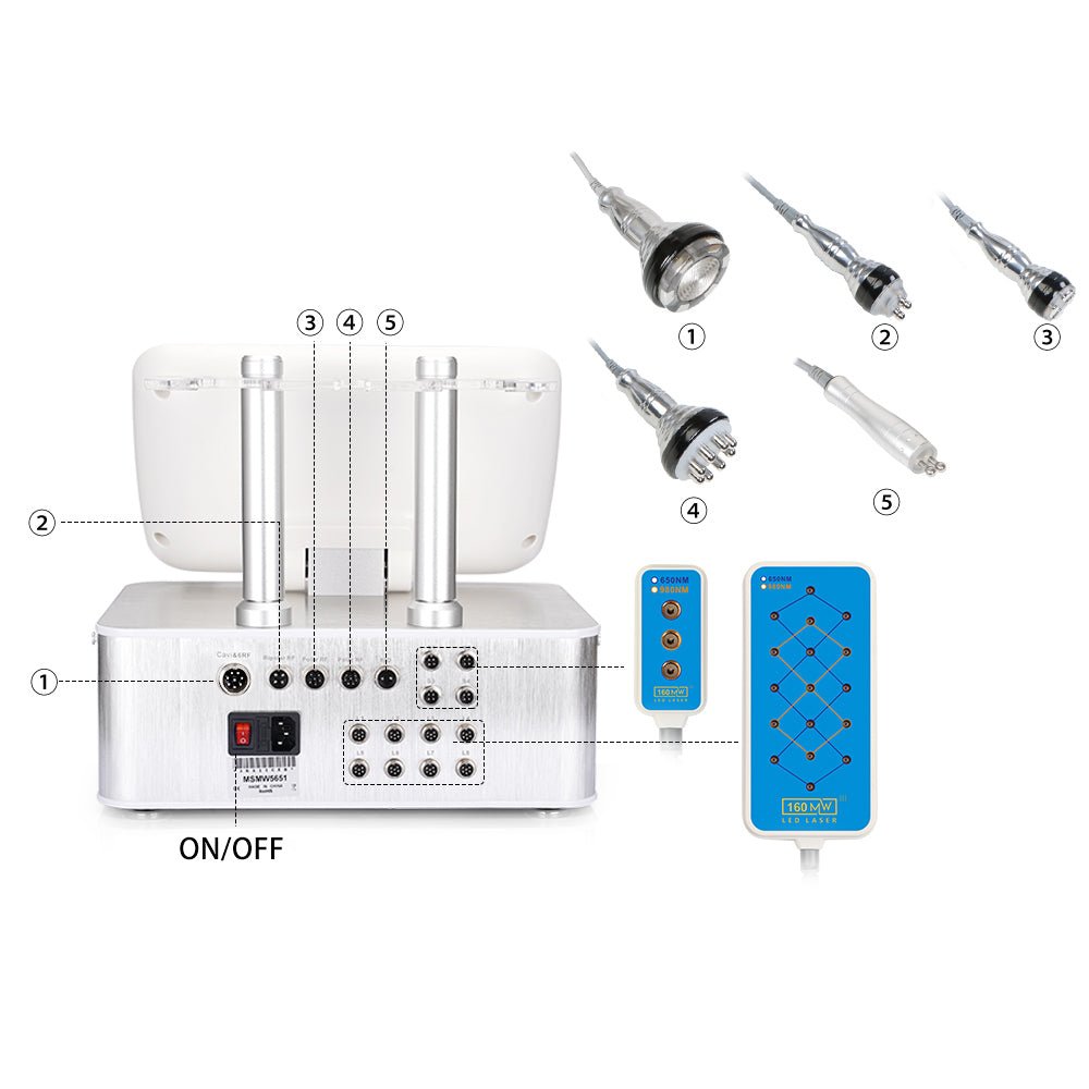 Shape Tactics 650nm & 980nm Dual-Wavelength Diode Lipo RF BIO System – Cavitation Machines, view 6