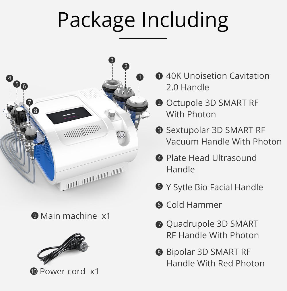 Shape Tactics 8-in-1 Cavitation RF Bio Hot and Cold Therapy System – Cavitation Machines, view 8