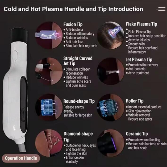 Shape Tactics 8-in-1 Hot & Cold Fusion Plasma Facial Beauty System – Cavitation Machines, view 10