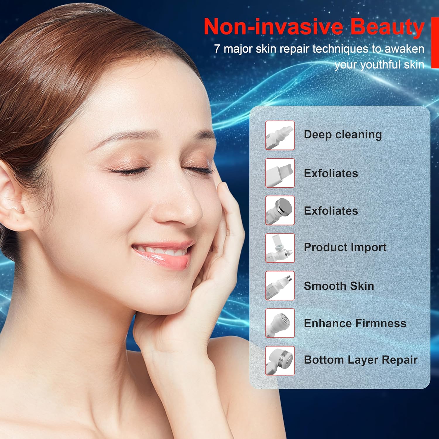 Shape Tactics 8-in-1 Hydro Dermabrasion & Skin Analysis System – Cavitation Machines, view 9