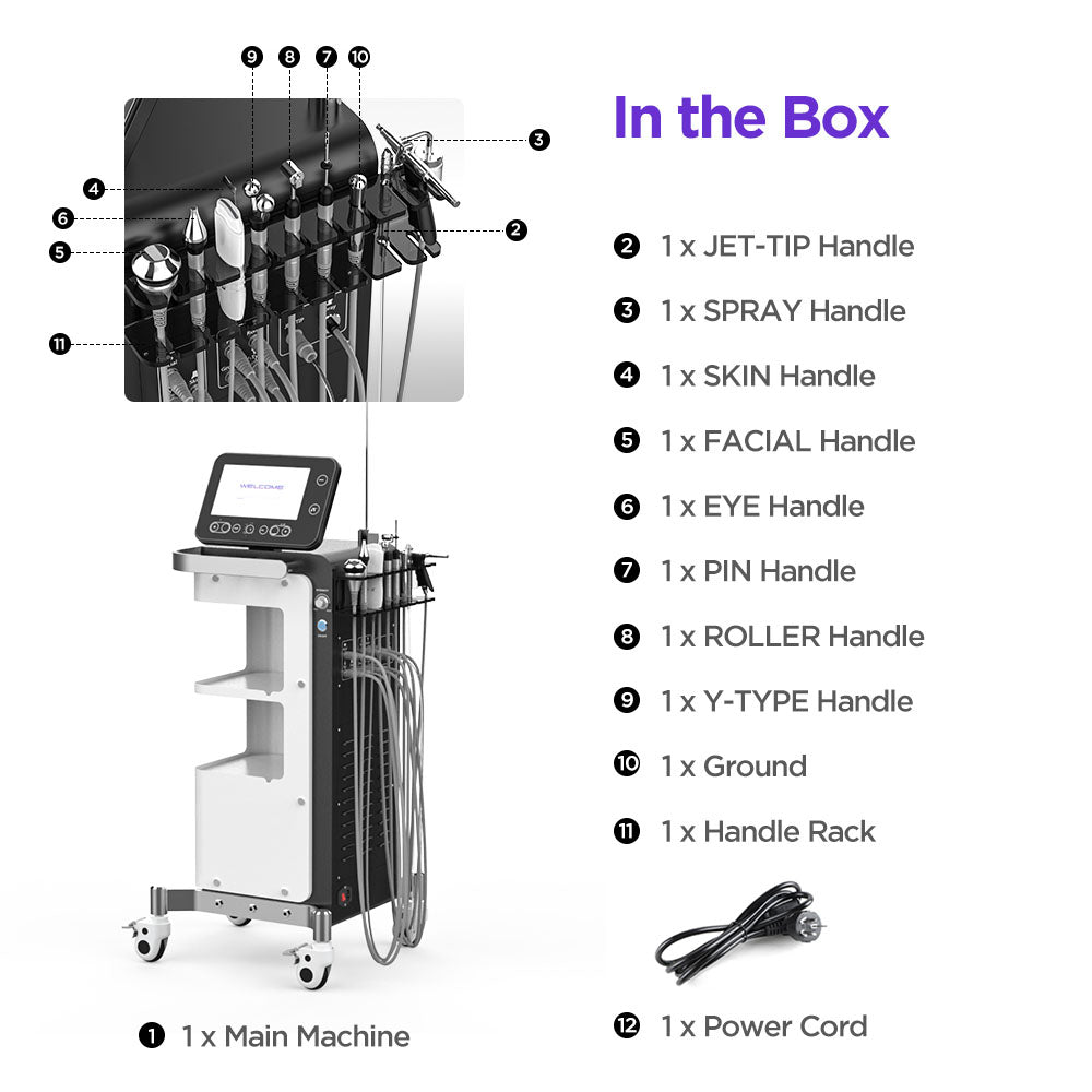 Shape Tactics 8-in-1 Hydro-Dermabrasion Skin Rejuvenation System – Cavitation Machines, view 6