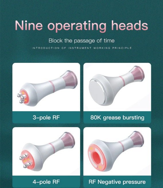 Shape Tactics 9-in-1 Ultrasonic RF Vacuum System with EMS & BIO – Cavitation Machines, view 12