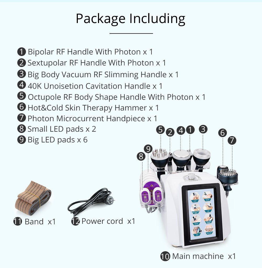 Shape Tactics 9-in-1 RF Cavitation Vacuum Body Contouring Machine – Cavitation Machines, view 8