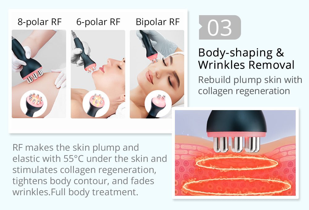 Shape Tactics 9-in-1 RF Cavitation Vacuum Body Contouring Machine – Cavitation Machines, view 13