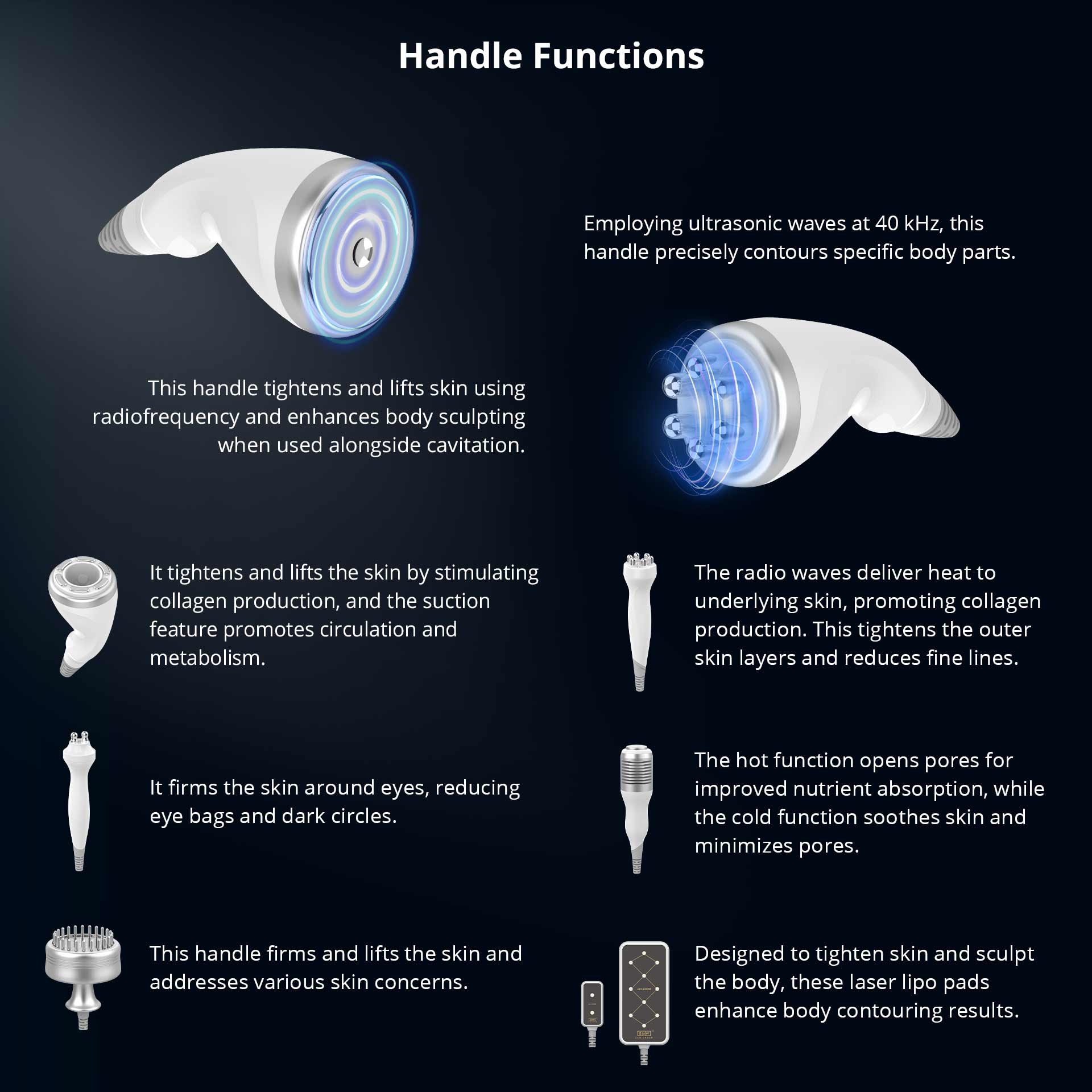 Shape Tactics 9-in-1 Cavitation & RF Contouring System – Cavitation Machines, view 12