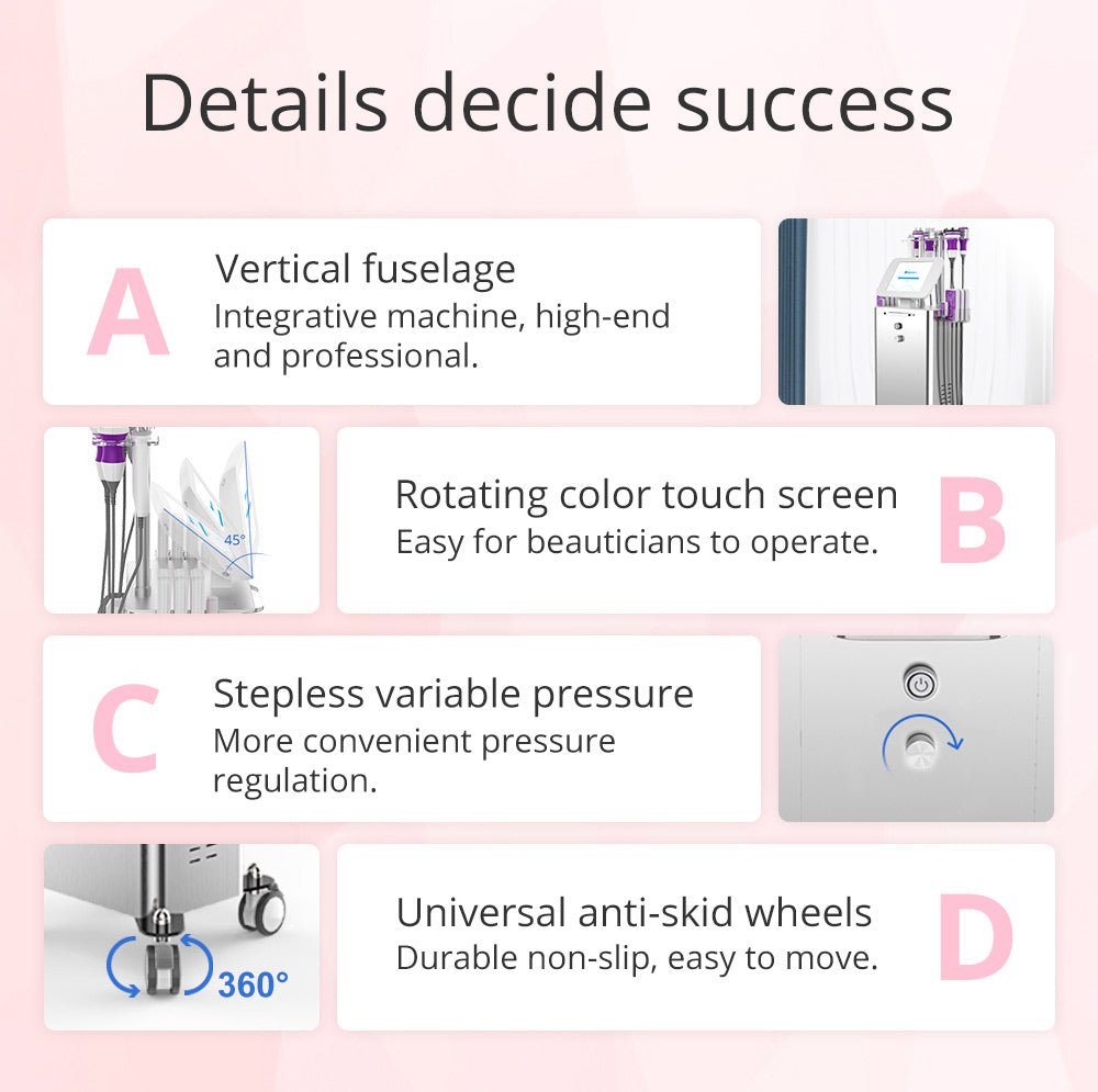 Shape Tactics 9-in-1 Unoisetion Cavitation RF Vacuum Bio Photon System – Cavitation Machines, view 7