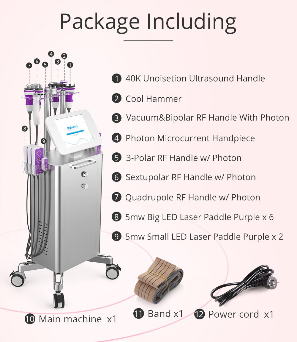 Shape Tactics 9-in-1 Unoisetion Cavitation RF Vacuum Bio Photon System – Cavitation Machines, view 6