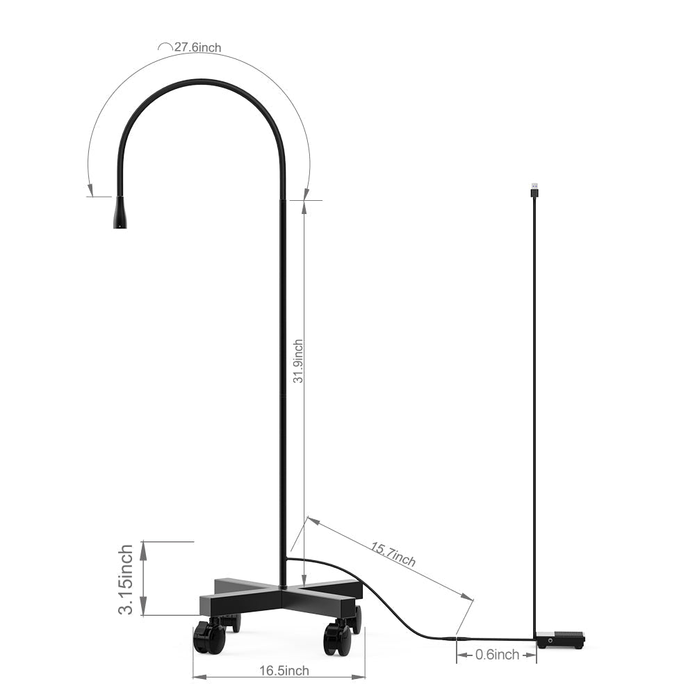 Shape Tactics 5W Adjustable UV LED Gooseneck Lamp – Cavitation Machines, view 2
