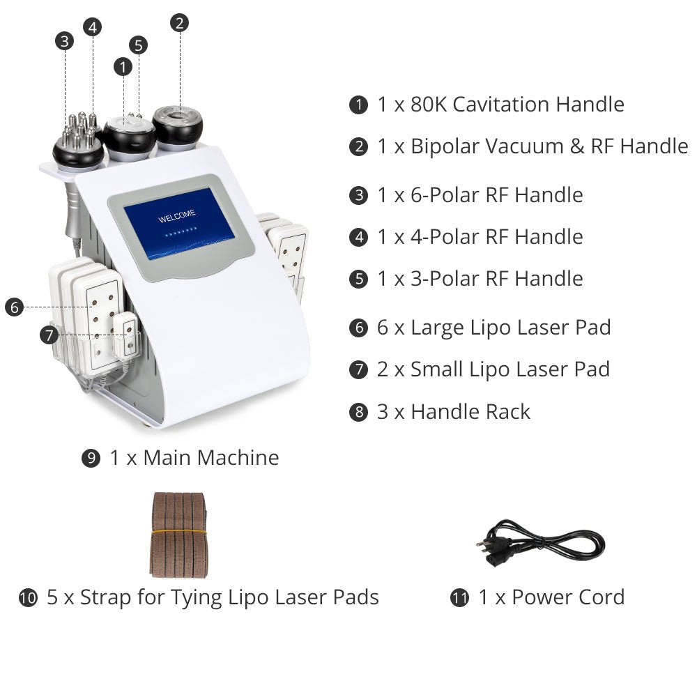 Shape Tactics Advanced 6-in-1 Ultrasonic RF Vacuum System – Cavitation Machines, view 11