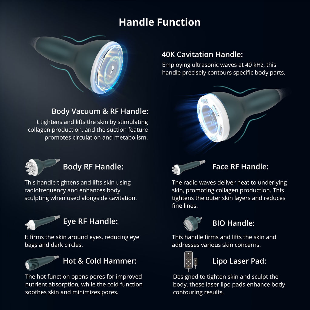 Shape Tactics Advanced 9-in-1 Ultrasonic Face & Body Contouring System – Cavitation Machines, view 12