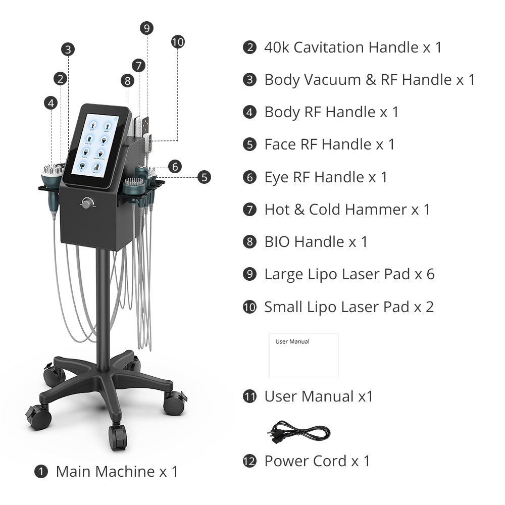Shape Tactics Advanced 9-in-1 Ultrasonic Face & Body Contouring System – Cavitation Machines, view 11