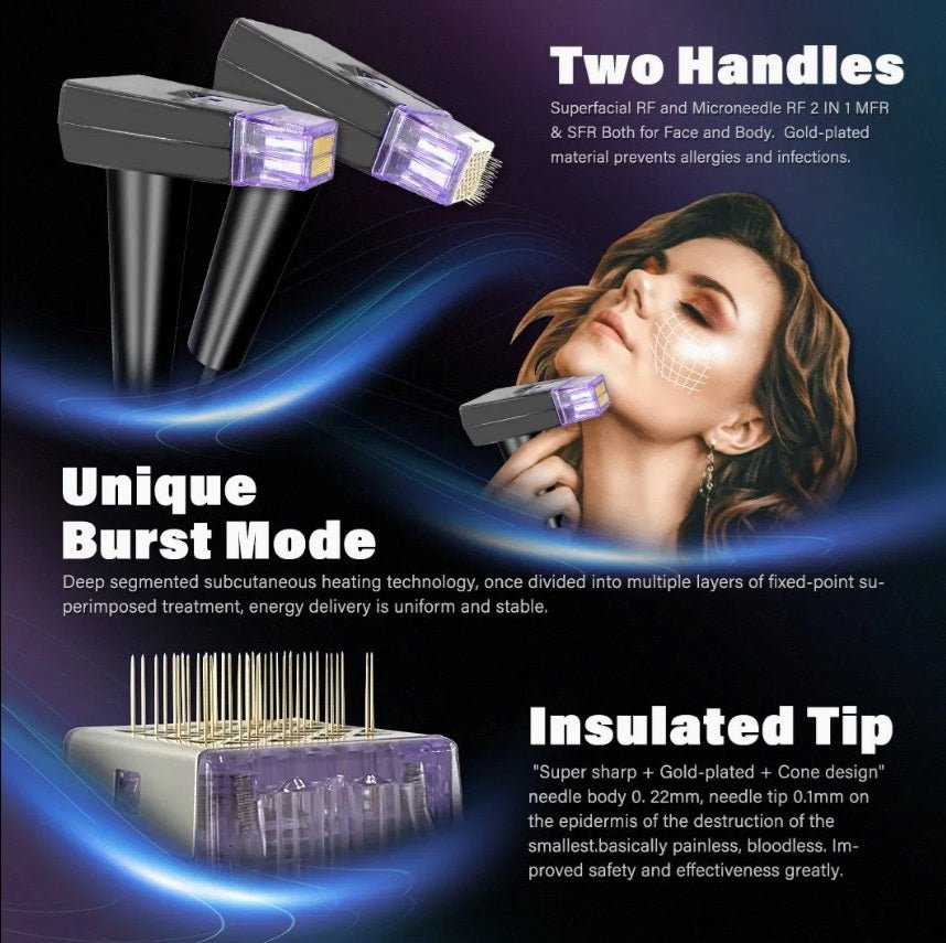 Shape Tactics Depth 8 Gold RF Micro-Needling System – Cavitation Machines, view 9