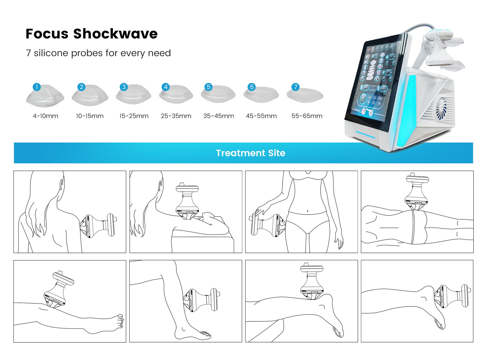 Shape Tactics Focused Shockwave Massage Therapy System – Cavitation Machines, view 7