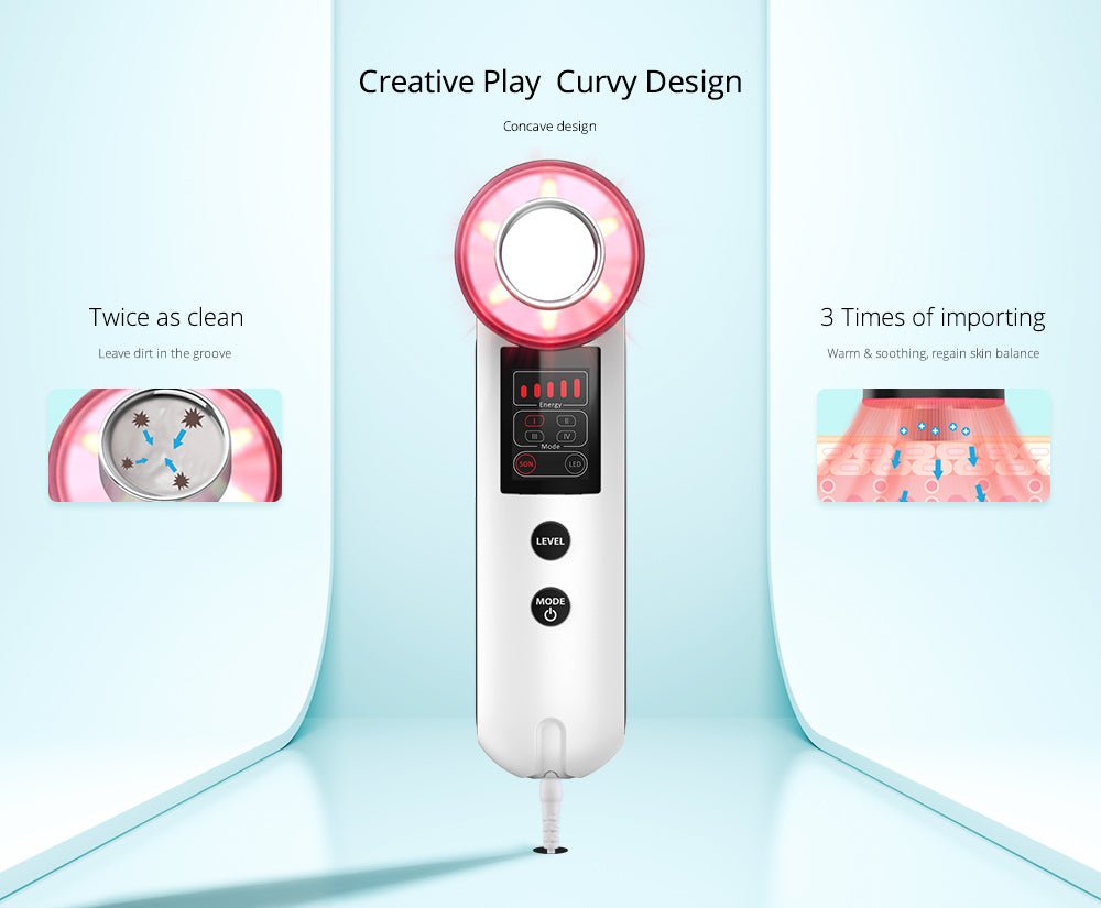 Shape Tactics Handheld Photon Ultrasonic Facial Cleanser – Cavitation Machines, view 9