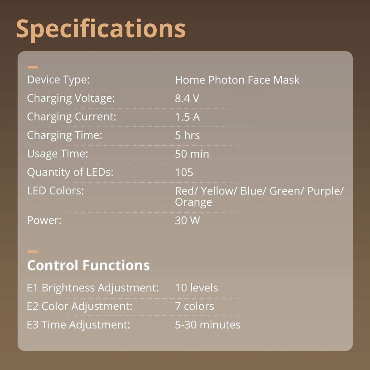 Shape Tactics LuminEssence 7-Color LED Therapy Face Mask – Cavitation Machines, view 9
