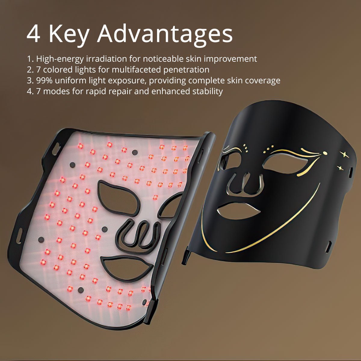 Shape Tactics LuminEssence 7-Color LED Therapy Face Mask – Cavitation Machines, view 4