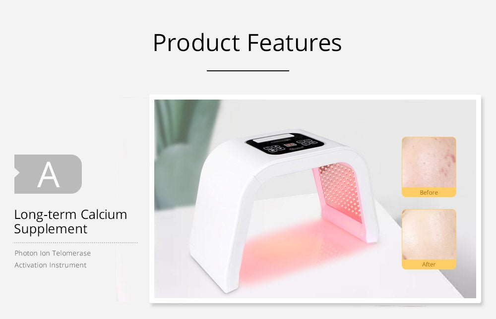 Shape Tactics PDT 7-Color LED Light Therapy Lamp for Skin Rejuvenation – Cavitation Machines, view 7