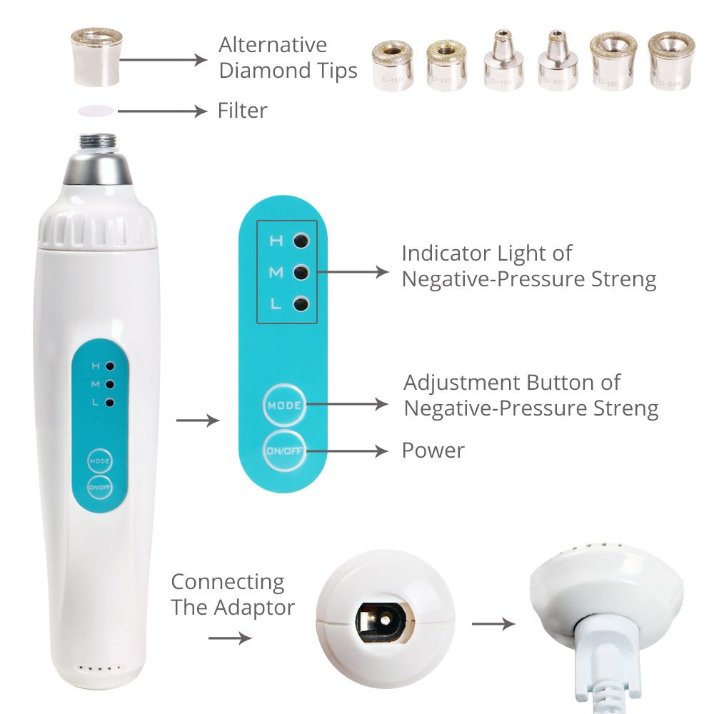 Shape Tactics Portable Diamond Microdermabrasion Facial Device – Cavitation Machines, view 9