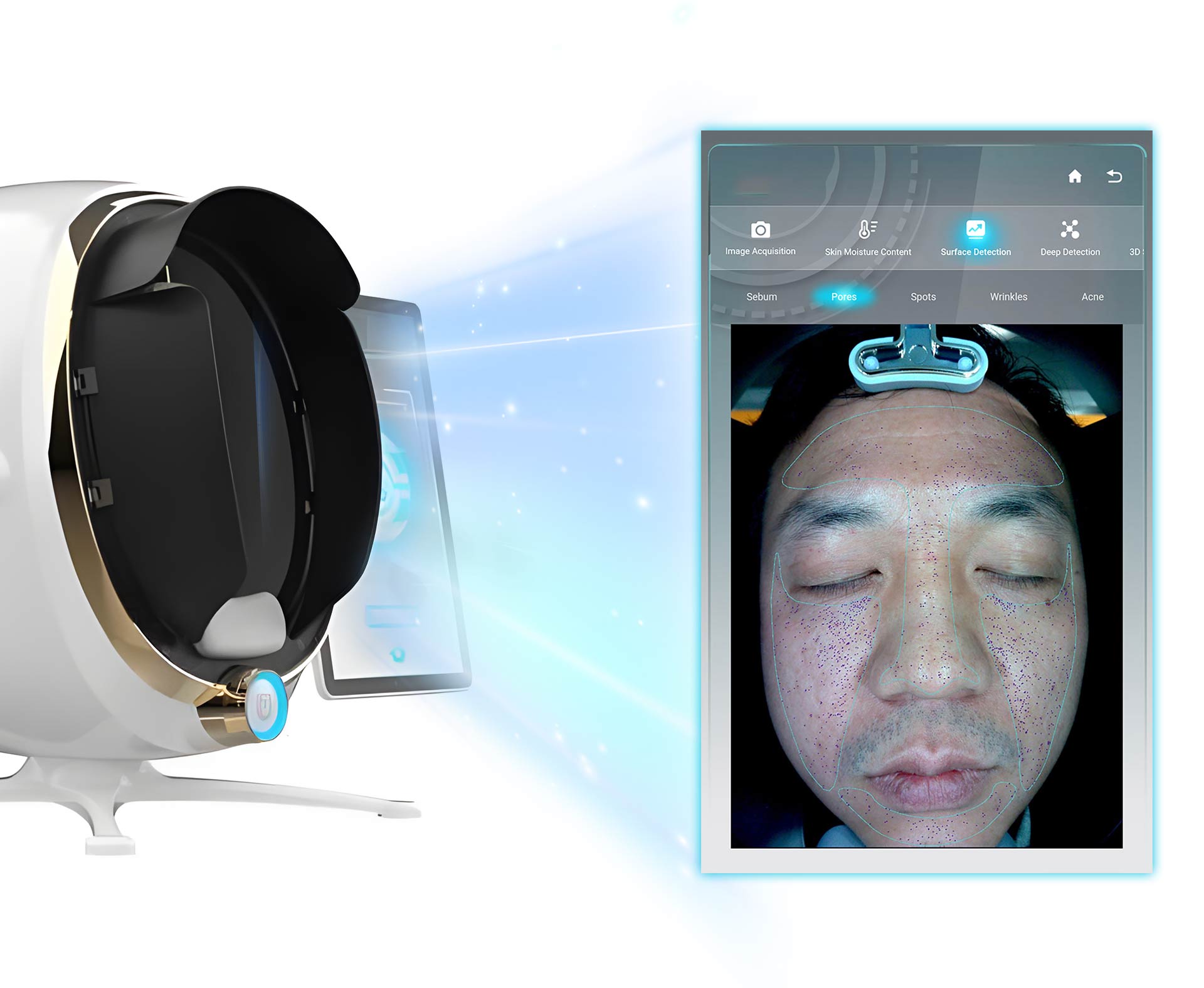 Shape Tactics Precision 3D Skin Analyzer with AI Face Mapping – Cavitation Machines, view 11