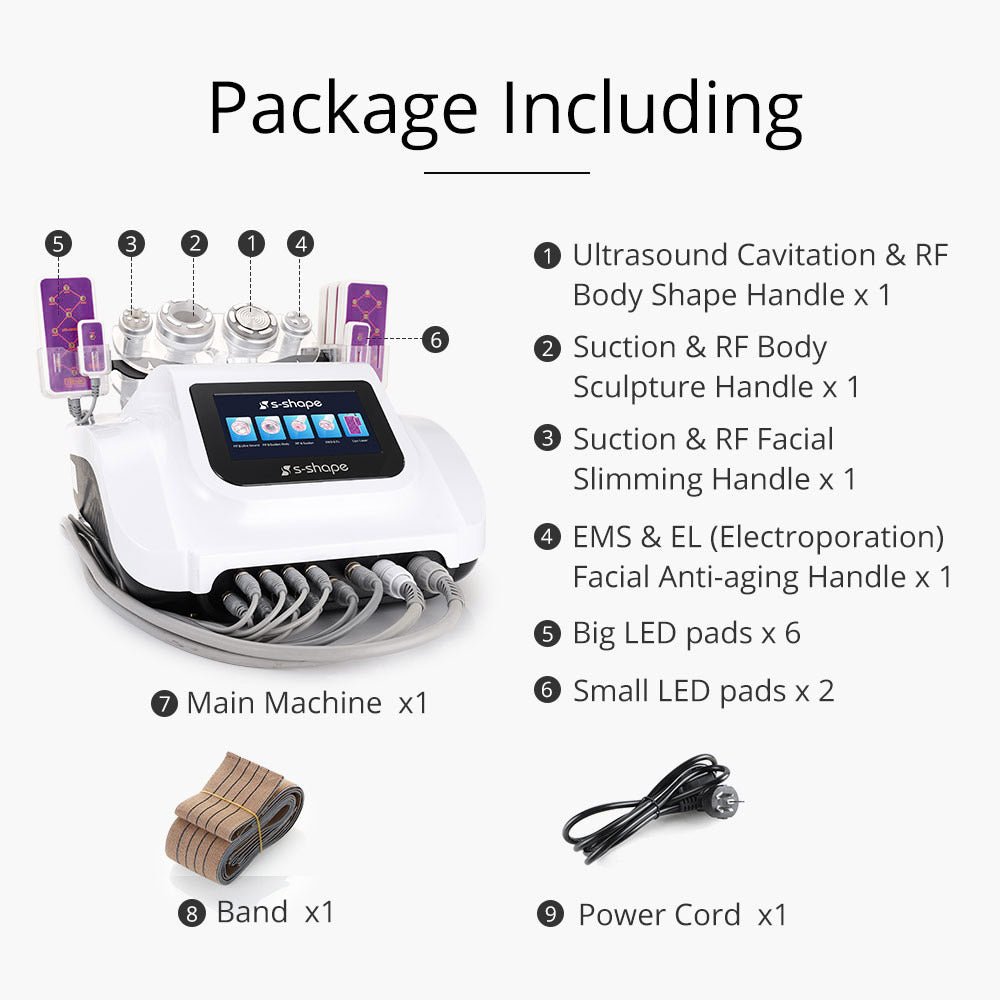 Shape Tactics S-Shape 30K Cavitation RF & 160mW Lipo Laser System – Cavitation Machines, view 5