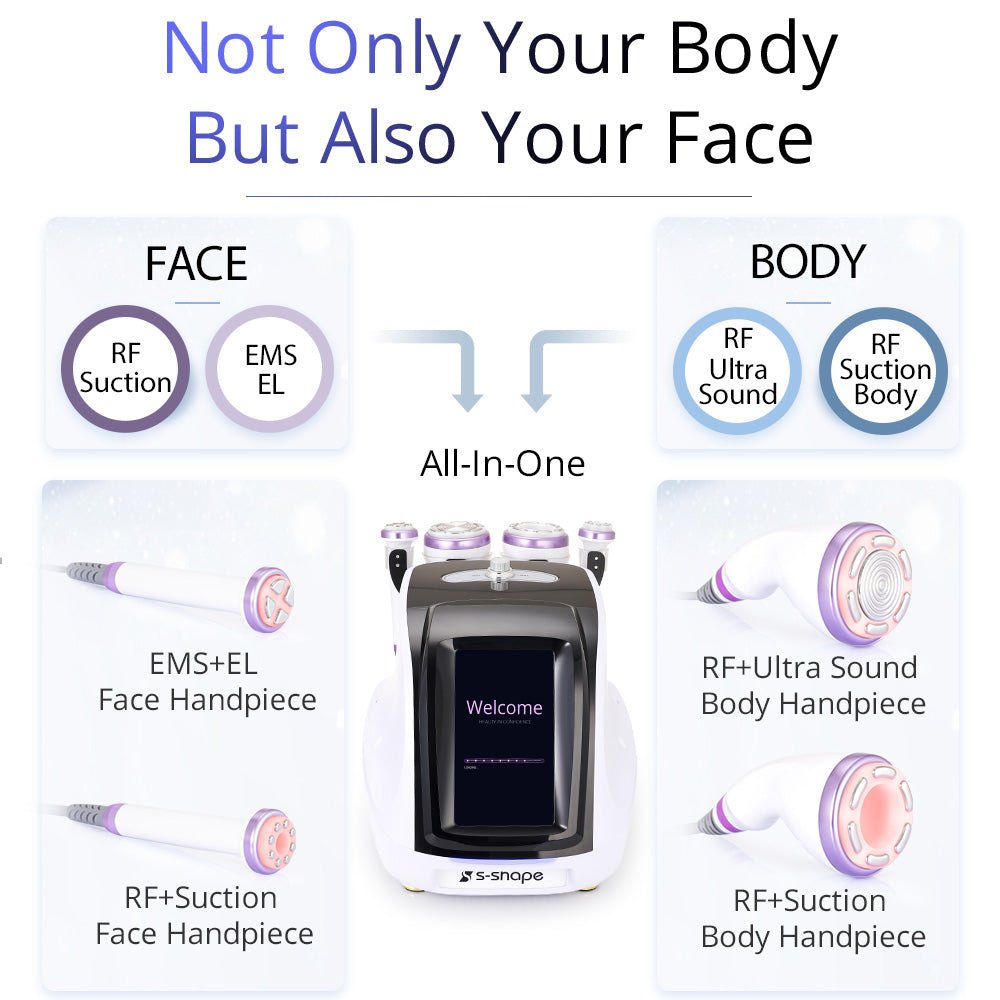 Shape Tactics S-Shape 30K Ultrasonic Cavitation & RF Vacuum Therapy System – Cavitation Machines, view 9